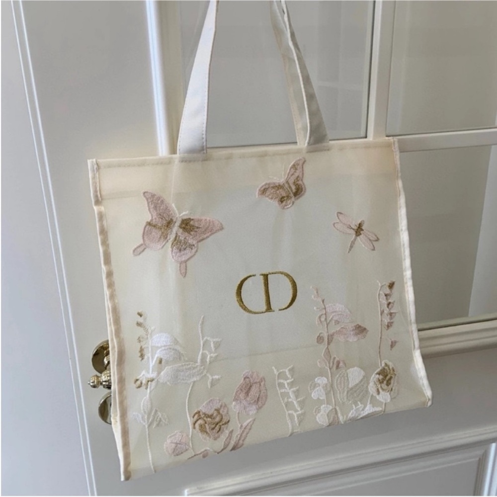 Dior gift Mesh Embroidered Tote - Picture 3 of 10